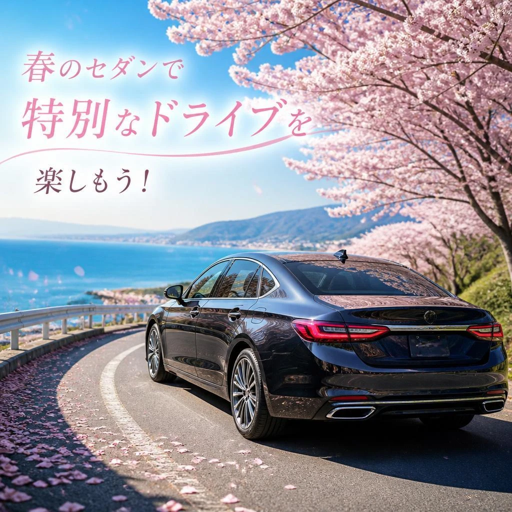 春のセダンで特別なドライブを楽しもう！