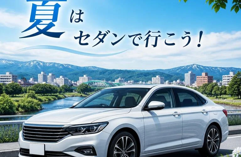 旭川市の夏はセダンで行こう！