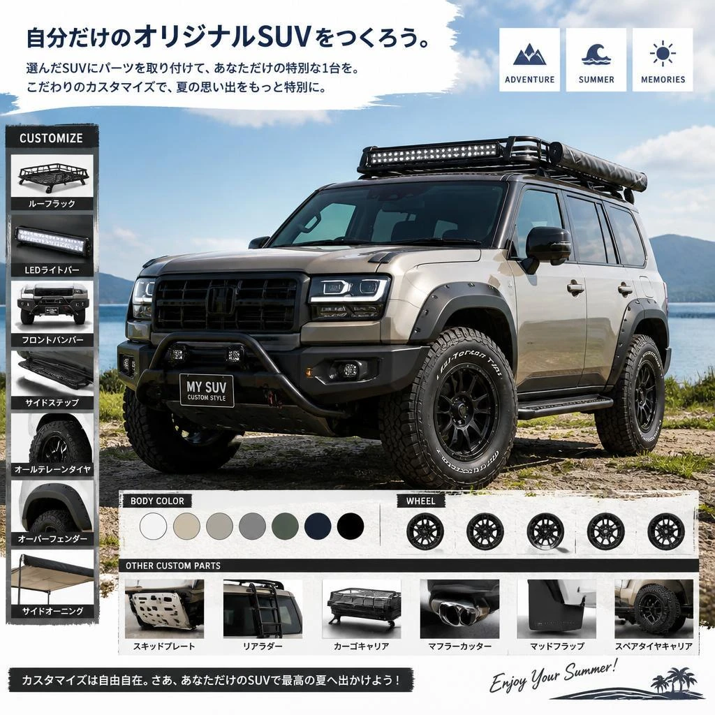 カスタマイズで自分だけの愛車を手に入れよう