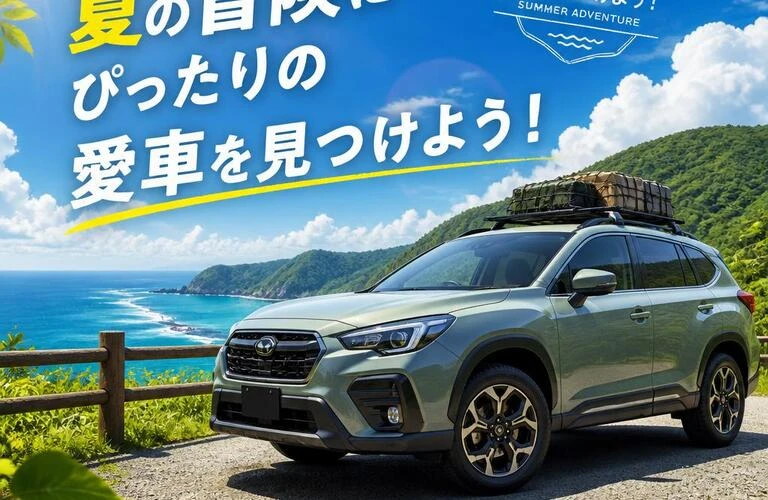 夏の冒険にぴったりの愛車を見つけよう！