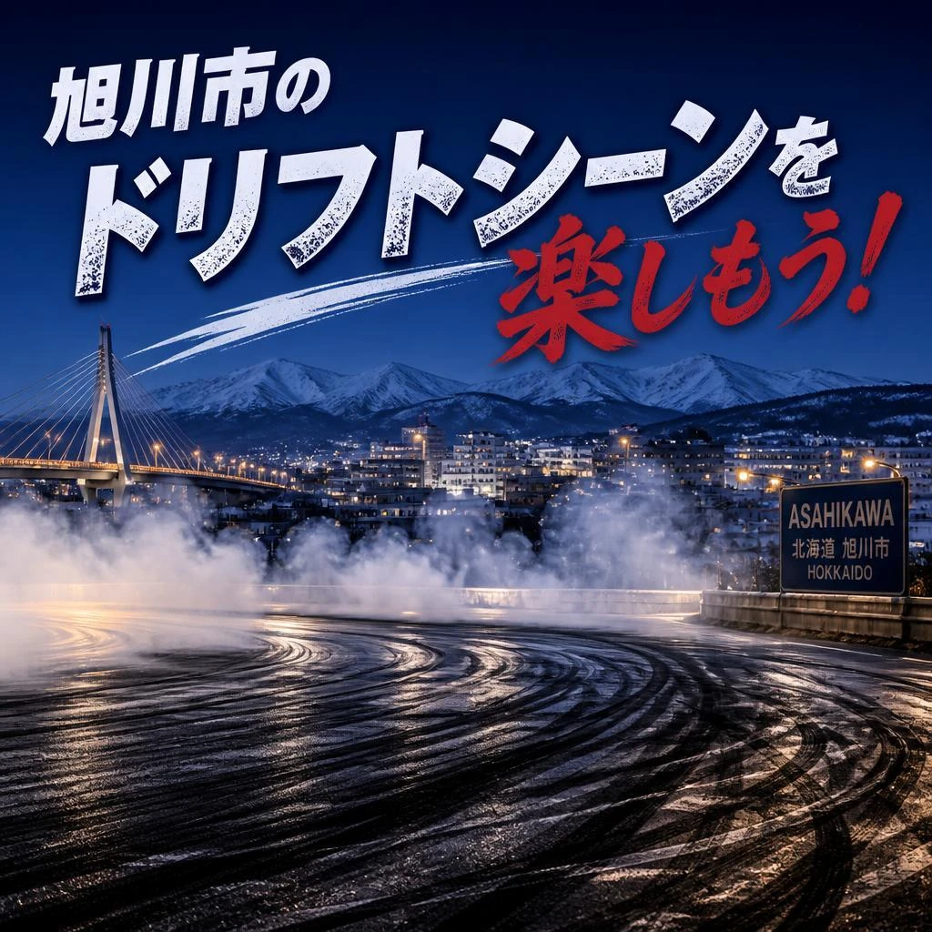 旭川市のドリフトシーンを楽しもう！