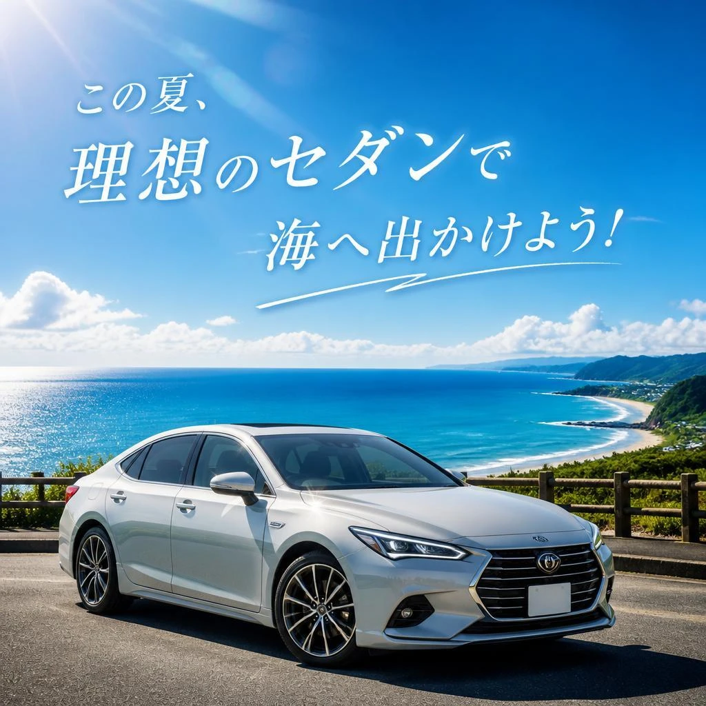 この夏、理想のセダンで海へ出かけよう！