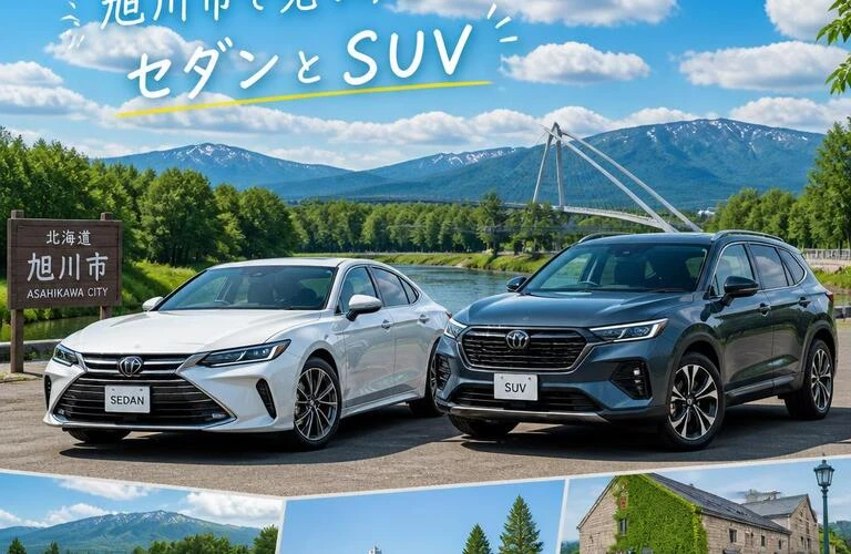 楽しい夏の思い出を！旭川市で見つけるセダンとSUV