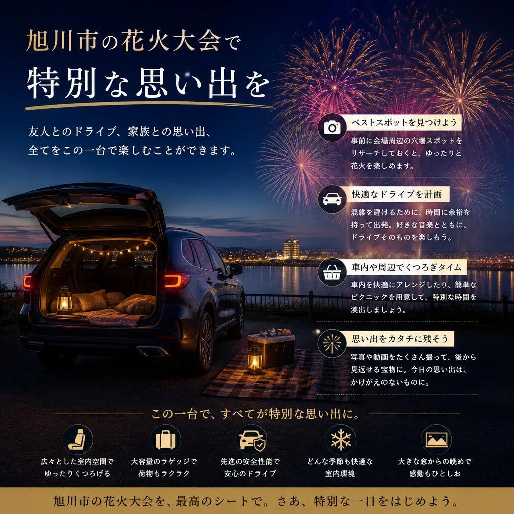 花火大会の楽しみ方