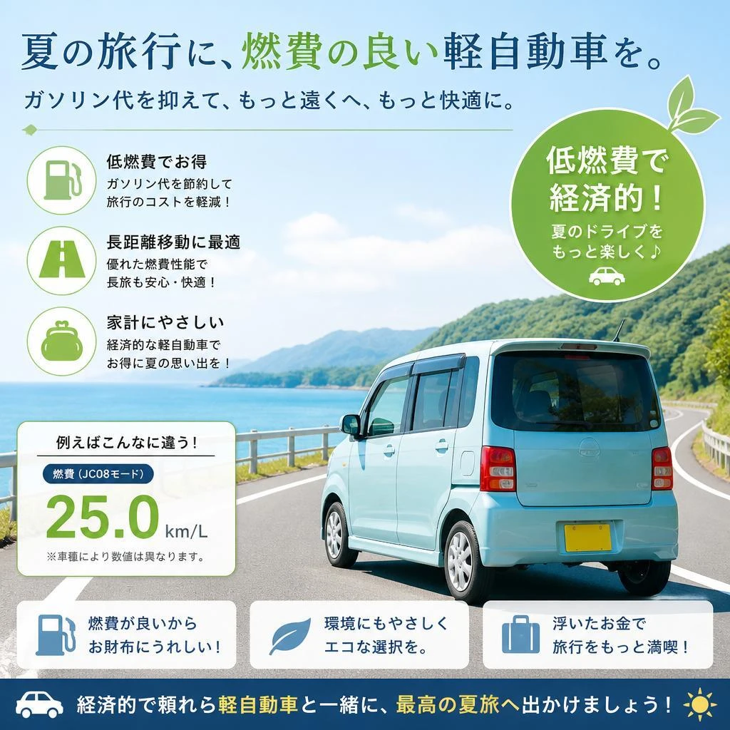 燃費性能が嬉しい