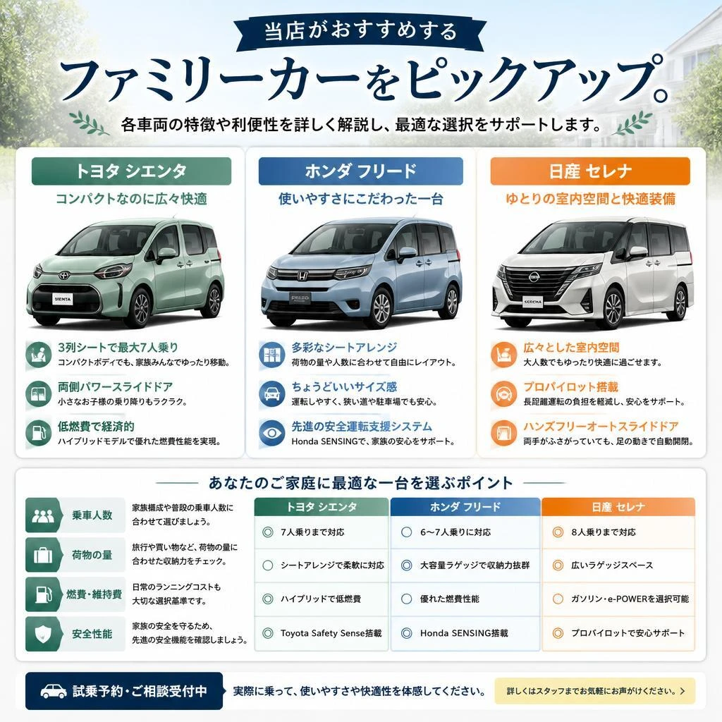 おすすめ車両特集