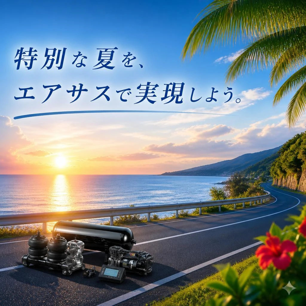 特別な夏を、エアサスで実現しよう。